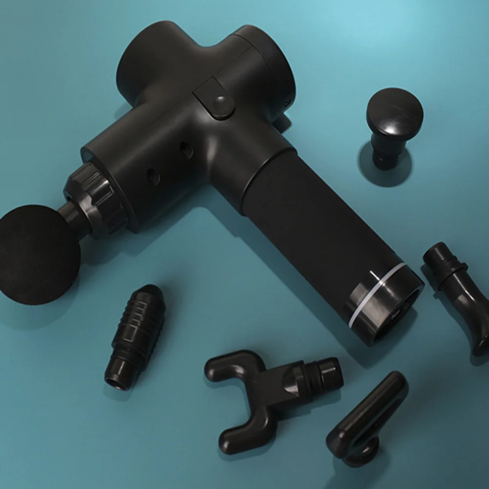 

1Set Muscle Relaxation Equipment Percussion Fascia Massager Adapter Black