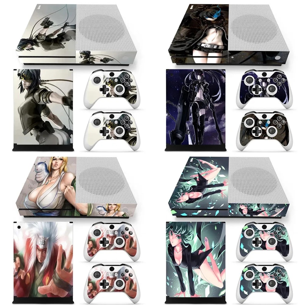 Free Drop Shipping Decal Cover for Xbox One S Console Vinyl Skin 2 Controller Stickers | Электроника