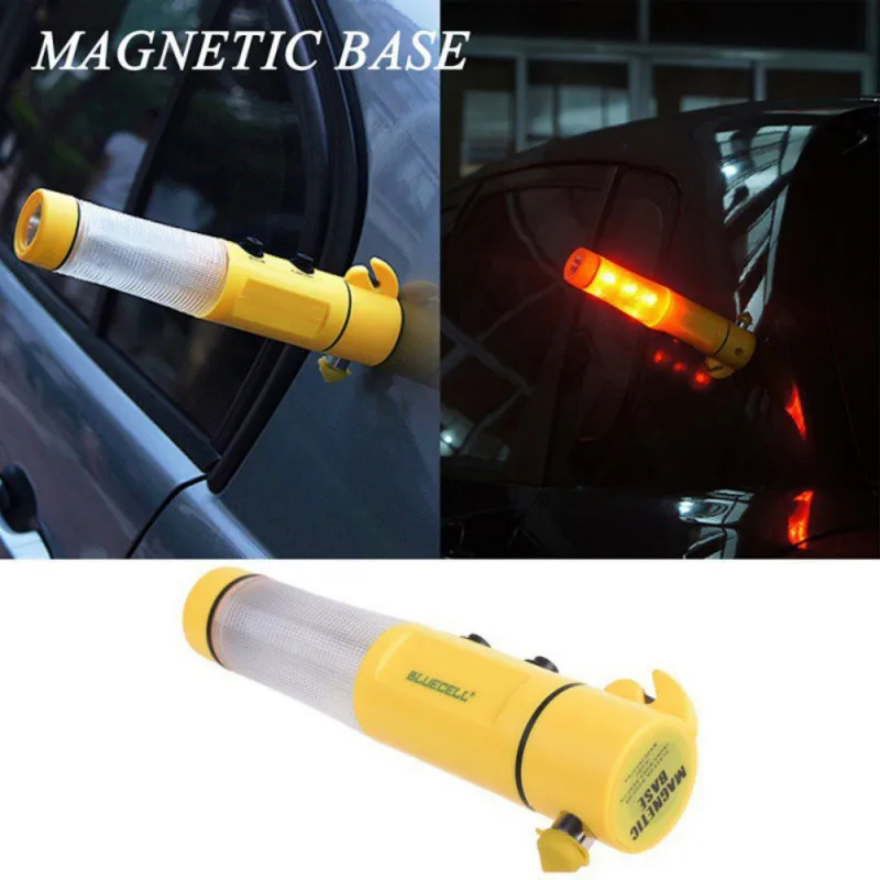 

1pcs Waterproof 4 In 1 Multi-purpose Vehicel Car Emergency Hammer Auto Window Escape Cutter with LED Flashlight