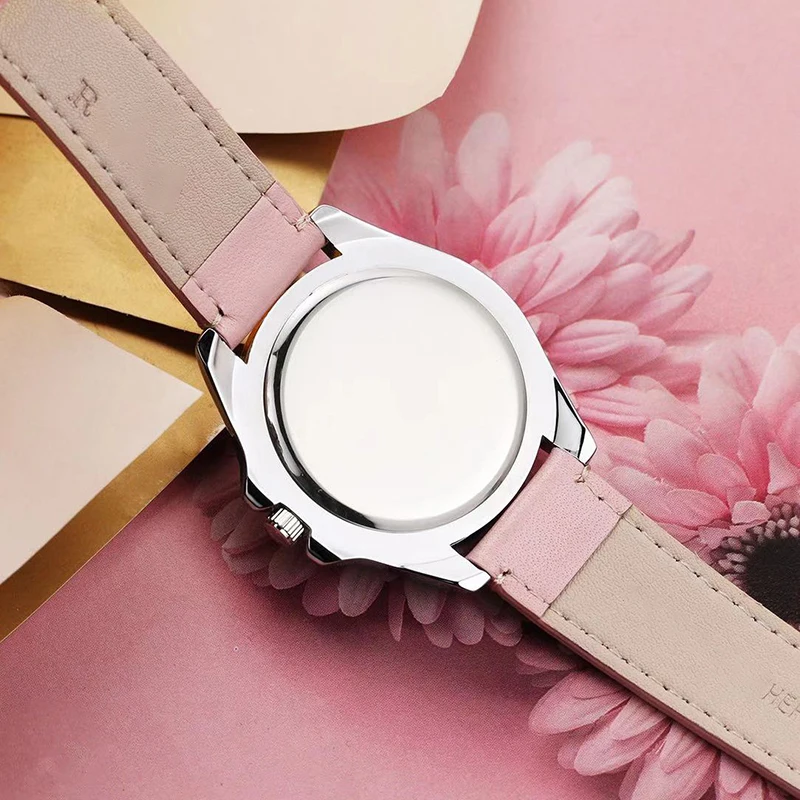 

R brand trend clock ladies quartz watch leather bracelet simple fashion dress luxury quartz movement female watch