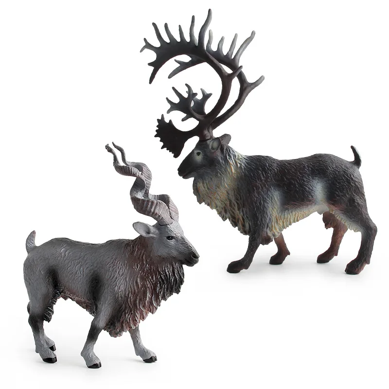 Имитация леса оленя козы модель фигурки животных детские игрушки подарок для