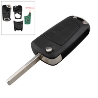 433mhz 2 buttons replacement remote car key fob transmitter clicker alarm with 7946 chip for opel corsa d 2007 2012
