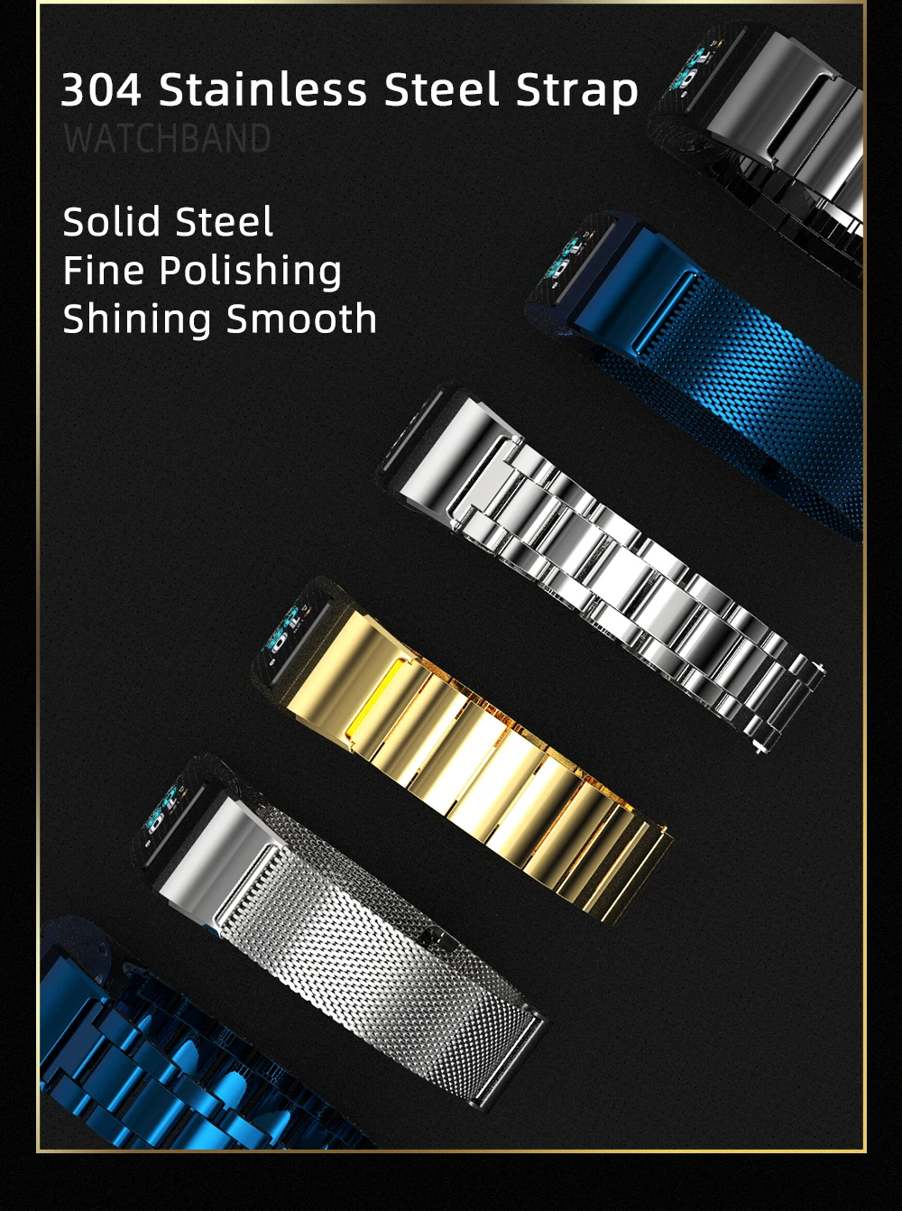 Браслет для huawei Band 3 Pro металлический ремешок на запястье браслет из нержавеющей стали для huawei Band 3pro умные часы Сменные аксессуары