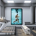 Подводные тренировочные плакаты и принты Мухаммеда Али, настенное искусство, живопись на холсте, боксерская изображение короля для тренажерного зала, Декор для дома