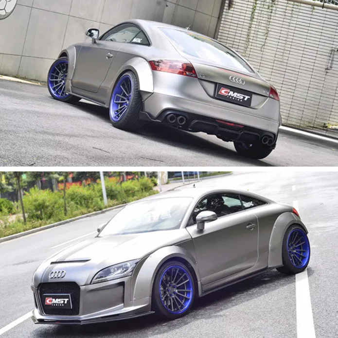 

2021 Fit For Tt Audi Refitting Cmst Wide Body Enveloping Carbon Fiber Bar Front Spade Side Skirt Rear Lip Tail