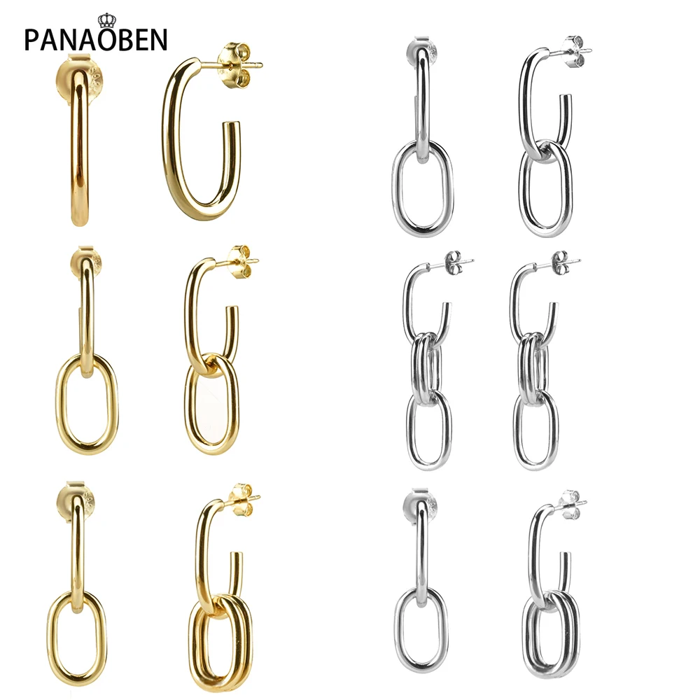 

Женские серьги из серебра 925 пробы, с длинной цепочкой