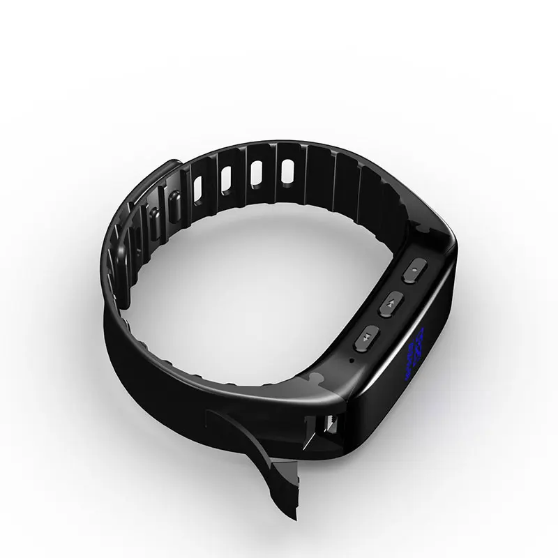 Цифровой браслет 32 ГБ диктофон наручные часы с голосовой активацией MP3 аудио Caneta