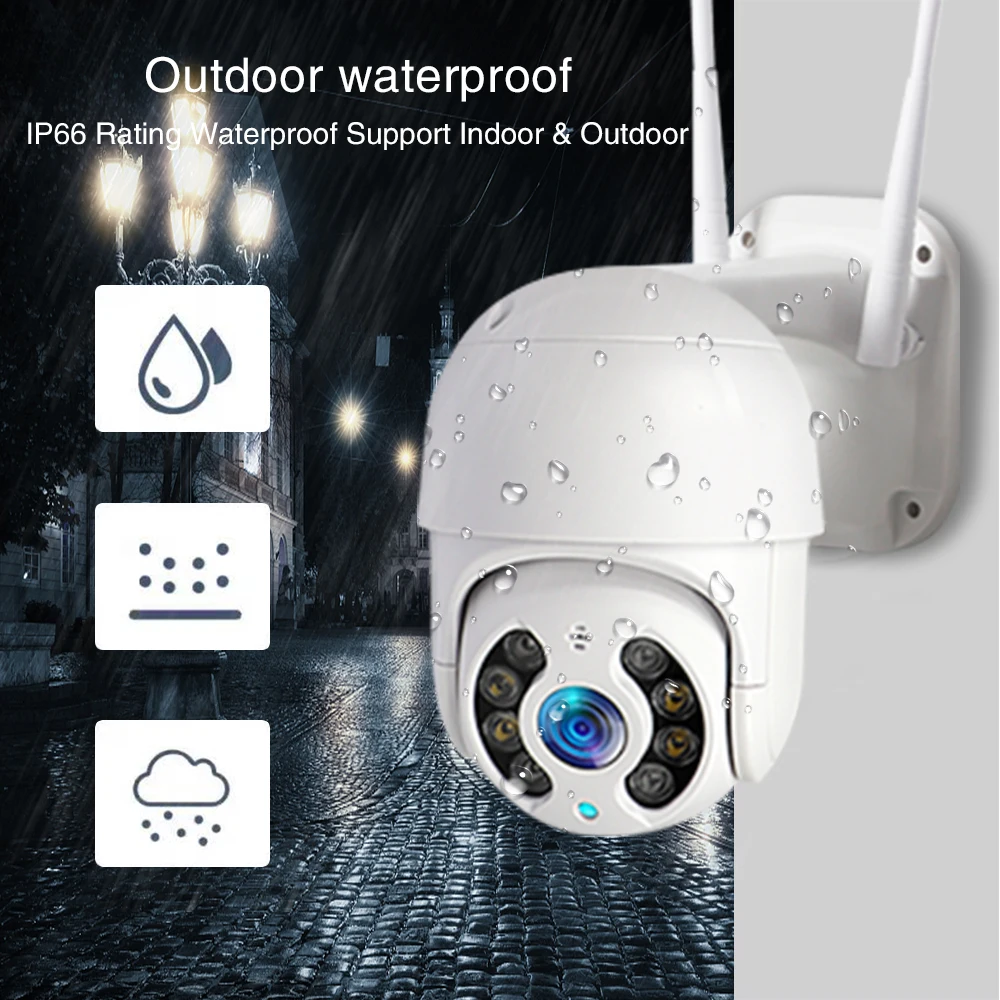 home security ip camera wifi night vision speed dome cctv camera outdoor mini camara wifi video surveillance ipcam wifi 5mp p2p free global shipping