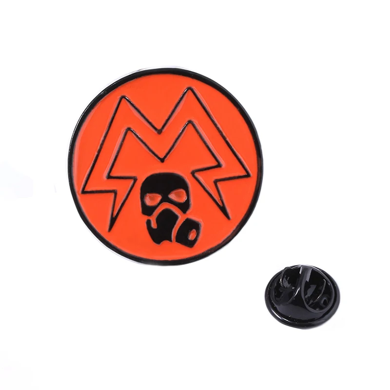 Металлическая брошь в виде круглой юбки Game Metro 2033 шт.|Броши| |