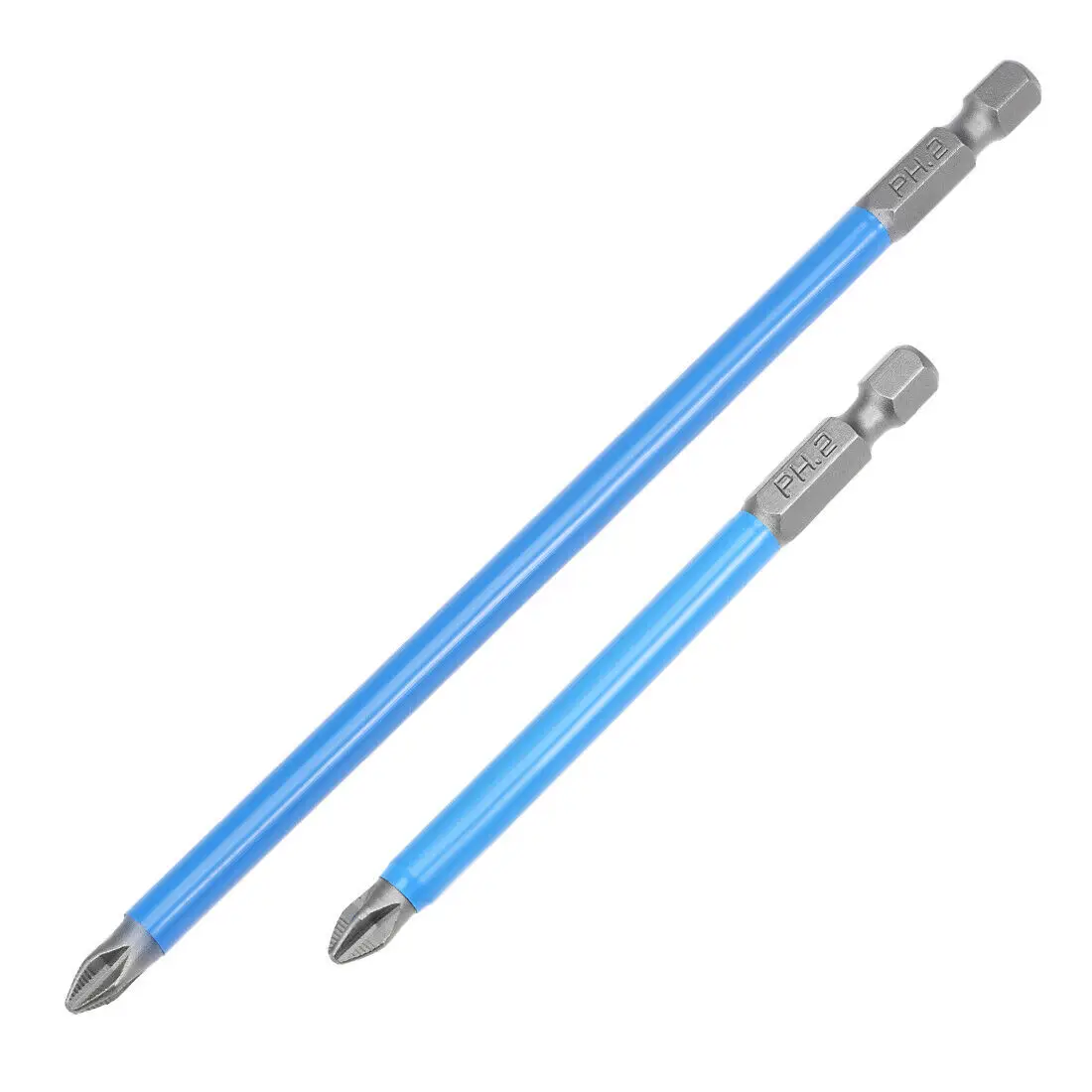 

10 Pieces Of 150mm 90mm Long S2 PH2 Magnetic Non-slip Screwdriver Bit Set, Cross-head Power Tool Hand Tool