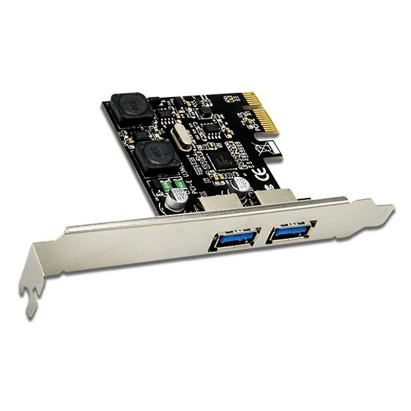 

2 Ports USB 3.0 Super Fast 5Gbps PCI Express (PCIe) Expansion Card for Windows Server,XP,7,Vista,8,8.1,10