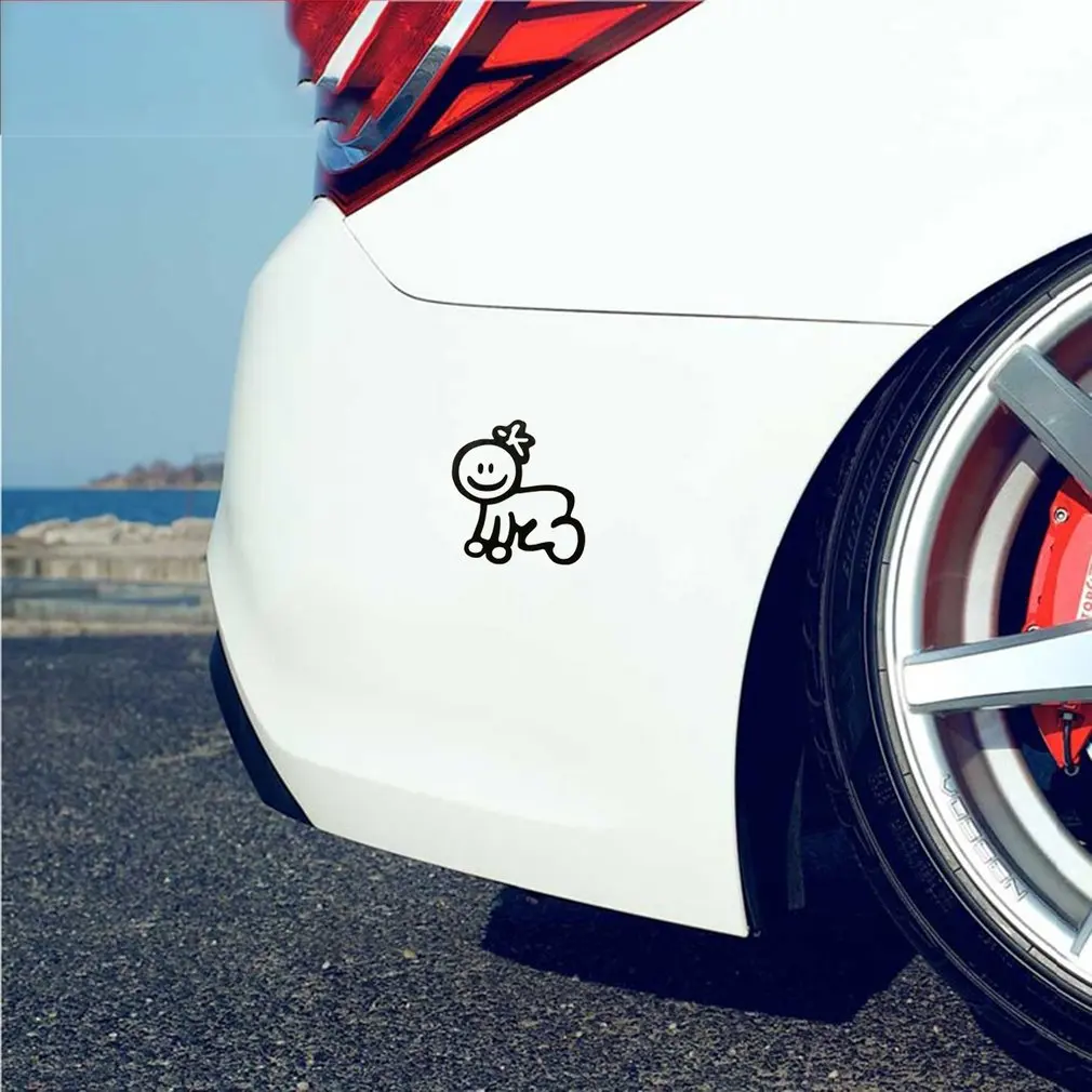 Креативная забавная Наклейка на стену члена семьи домашний декор наклейка авто