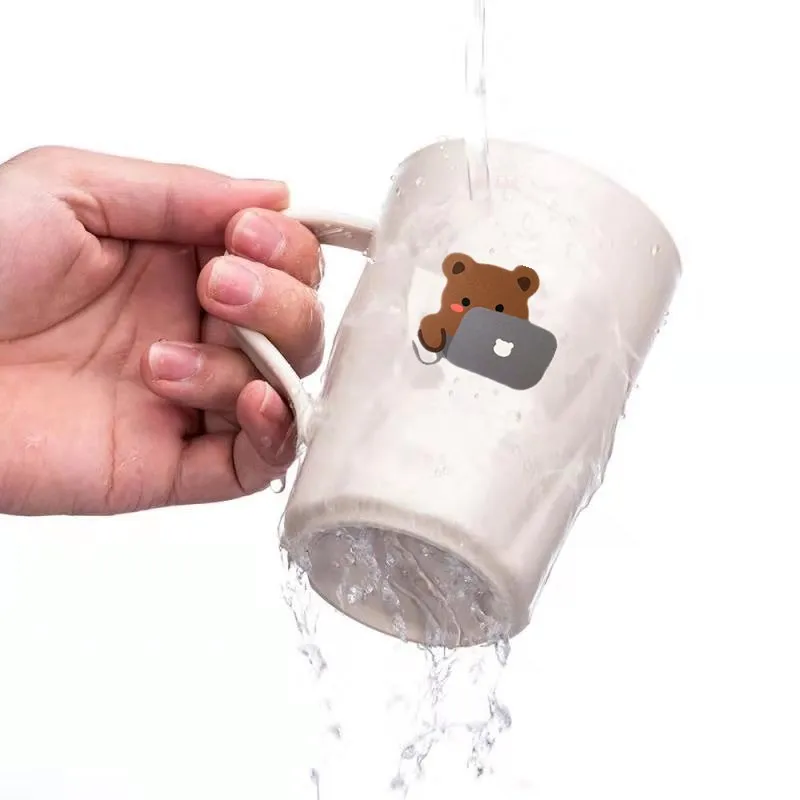 

60Pcs/Set Ins Girly Cartoon Cute Unique Little Bear Stickers PVC Waterproof Graffiti Stickers