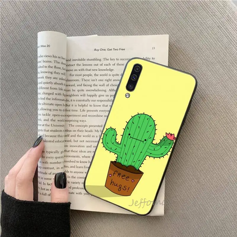 

Strong cactus Phone Case For Samsung galaxy S note 7 8 9 10 20 fe edge A 6 10 20 30 50 51 70 lite plus Soft Silicone Funda