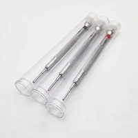 t shape blade screwdriver for watch band screws 12mm 1 4mm 1 6mm with pvc tube packing watch tools