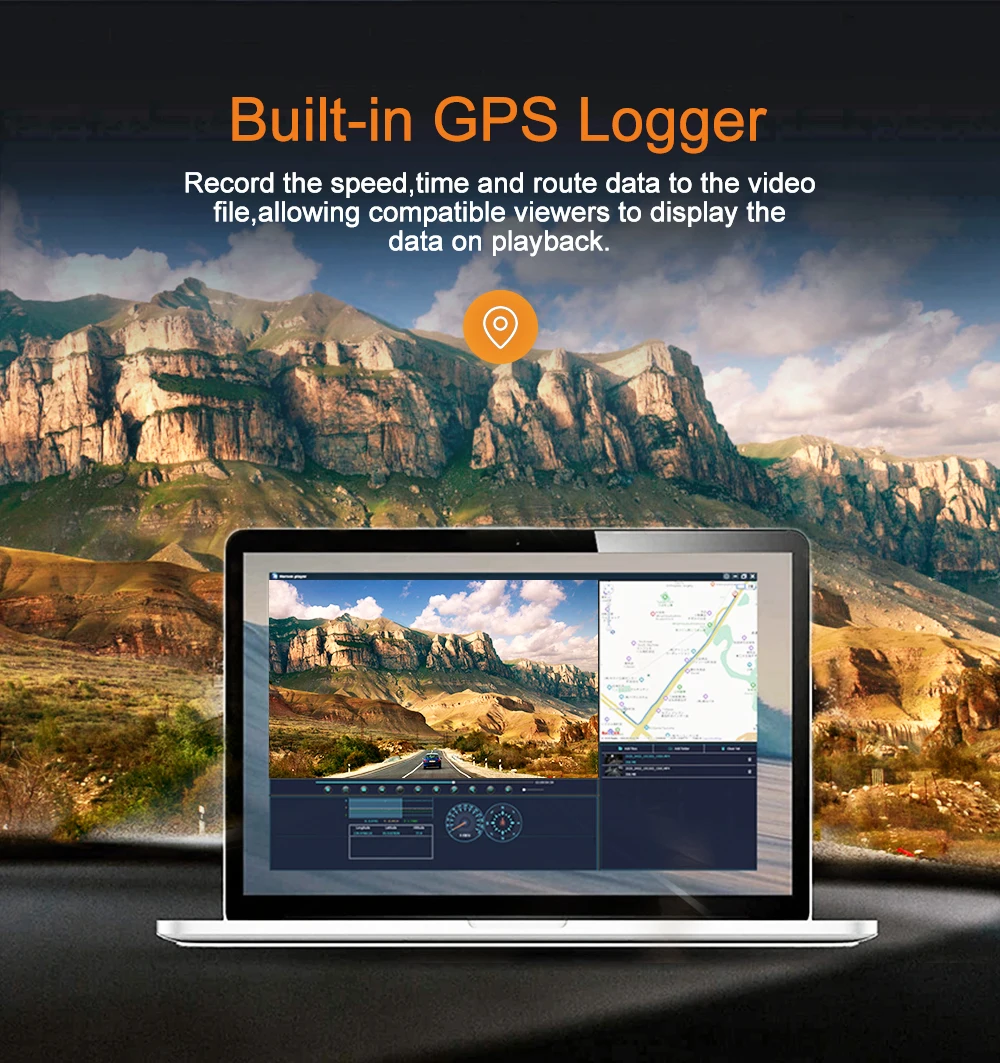 $92.04 Dash Cam 4K WiFi GPS Front and Rear View Camera Car DVR Automatic Recorder 3840*2160P 30FPS Nigth Vision 24H Parking Monitor