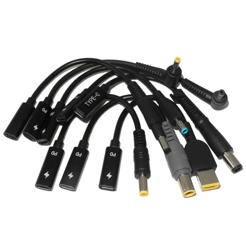 USB 3 1 Type C Female to DC 7 9*5 0 мм 4 5*3 5 5*2 2 Sqaure адаптер для зарядного устройства l-enovo PD |