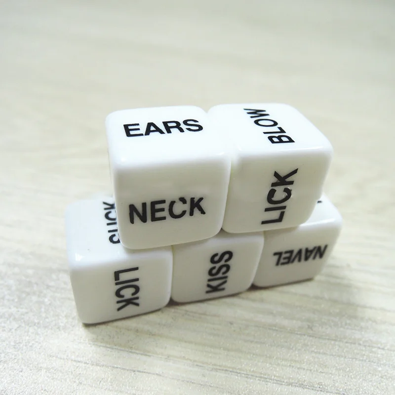 2 шт. в партии кубики секс игрушки для пар Романтика Любовь Humour Dices игры