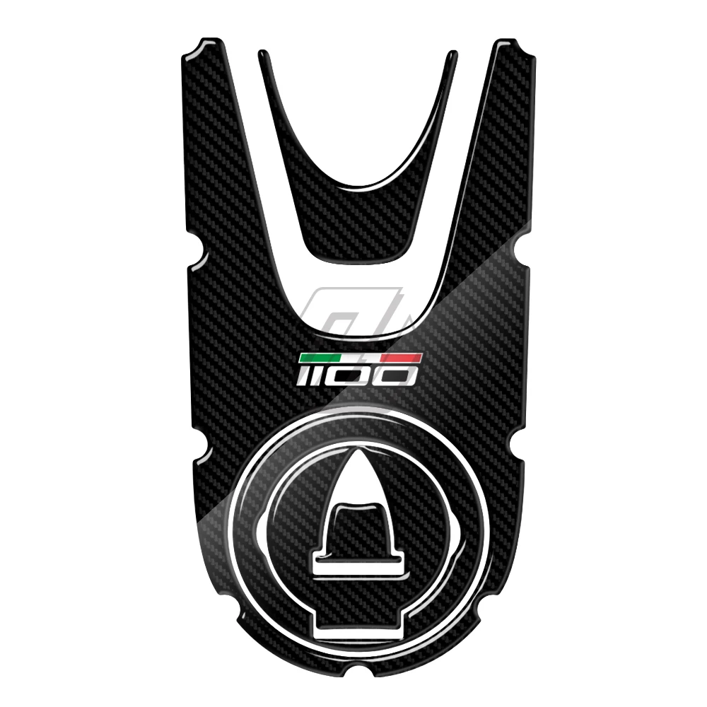 

For Ducati Monster 1100 Evo 2008-2014 3D Carbon-look Motorcycle Gas Cap Sticker Tank Pad Protector