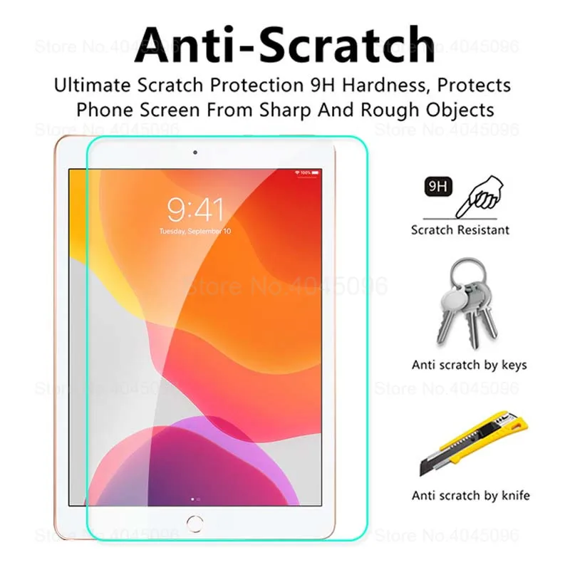 Закаленное стекло для iPad 10 2 2019 Защита экрана Apple 7 го поколения A2200 A2198 A2232 защитная