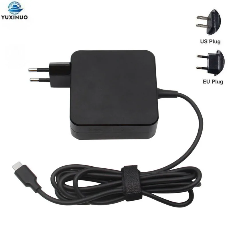 

Universal 65W 20V 3.25A 15V 12V 9V 3A 5V 2A PD USB Type-C AC Power Laptop Charger For Asus Lenovo ThinkPad X1 carbon Yoga X270