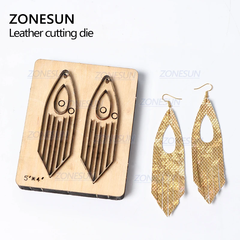 ZONESUN H4 сделай сам изготовленный на заказ режущий инструмент для резки кожаных