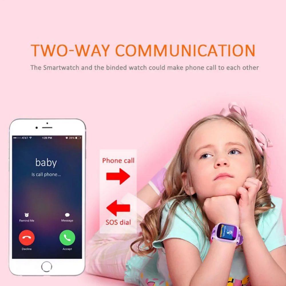 DS18 Kids GPS Smart Watch Children Health Monitor Safe Phone GPS+LBS+GPRS+SOS Call Locator Tracker Anti lost 2G GSM SIM Card | Электроника