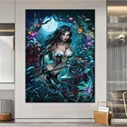 Картина из страз с изображением воина в темноте 5D, полноразмерная вышивка стразами, картина Стразы, мозаика для девушек, домашний декор