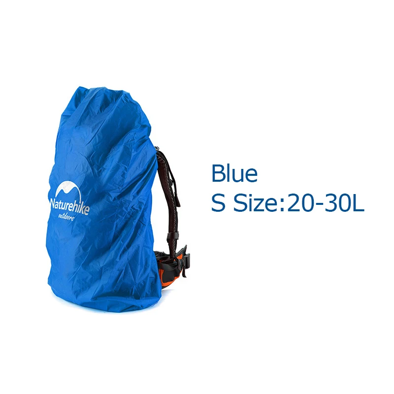 NatureHike NH15Y001-Z 20L-75L водонепроницаемый рюкзак дождевик Сумка дождевик пылезащитный чехол для кемпинга пешего туризма охоты - Цвет: S Size Blue