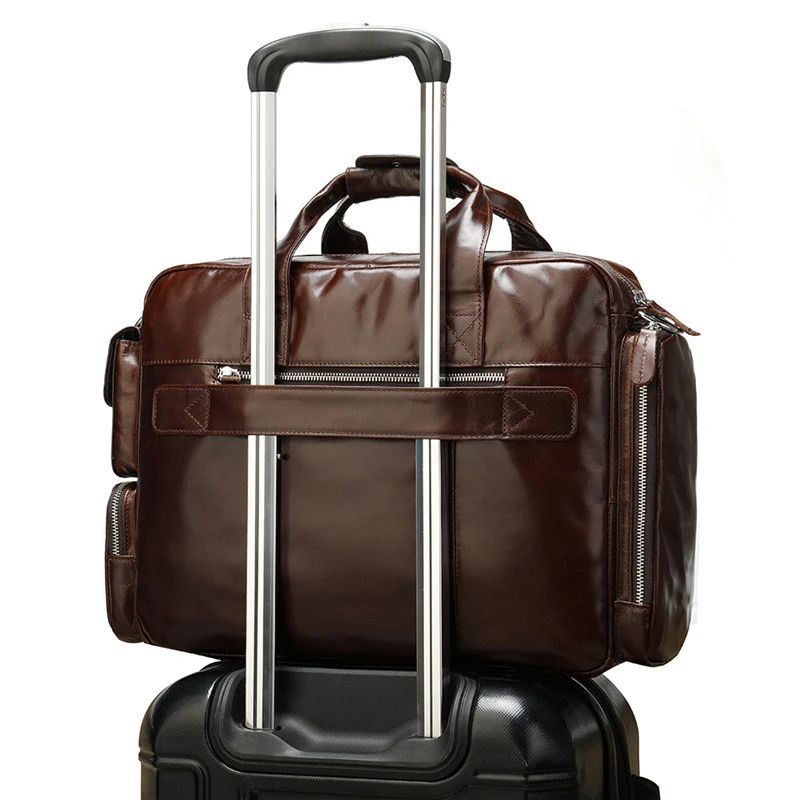 

Messenger Bag Men Genuine Leather Shoulder Bags Man Business Male Briefcases Bag For Laptop Documents Handbags