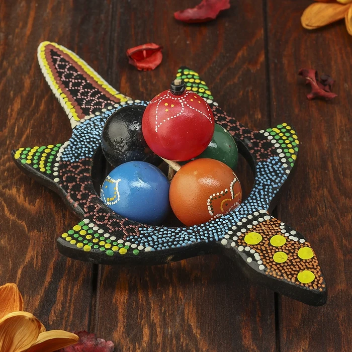 Maracas Gecko Musical Instrument 27x16x7 cm Maraca Orff Instruments Sports Entertainment |