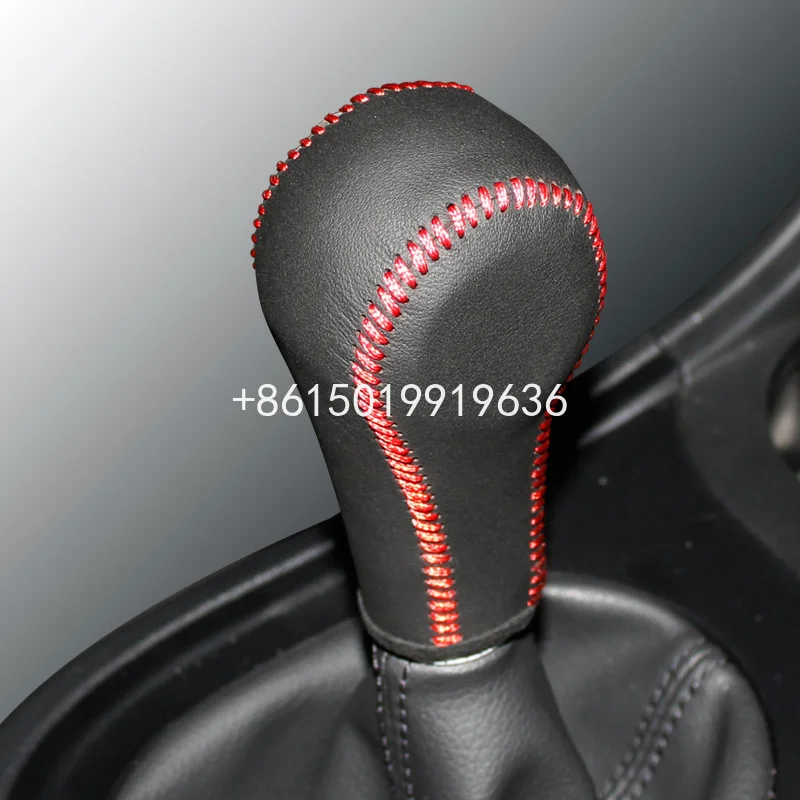 

Hand sewn leather shift cover head cover sheath manual gear cover for MG mg3