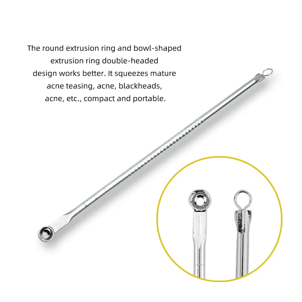 4 шт./комплект инструмент для удаления черных точек прыщей и экстрактор лица