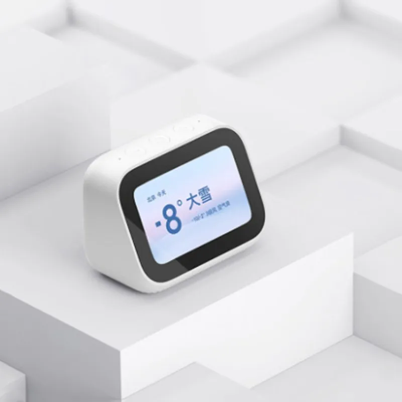 Оригинальный Xiao mi AI сенсорный экран Bluetooth 5 0 динамик цифровой дисплей Будильник
