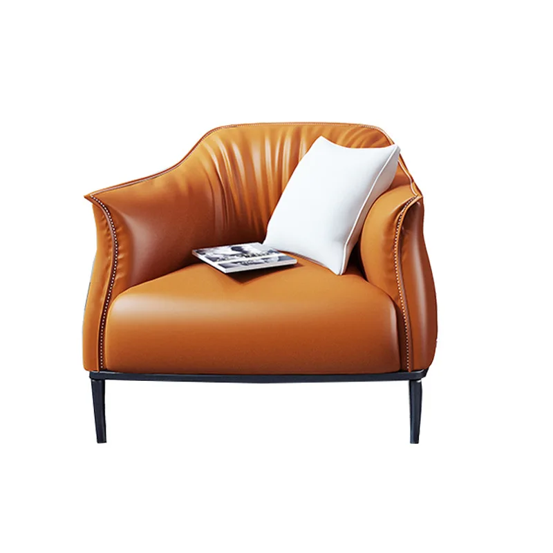Простой современный одноместный диван дизайнерский креативный стул для отдыха