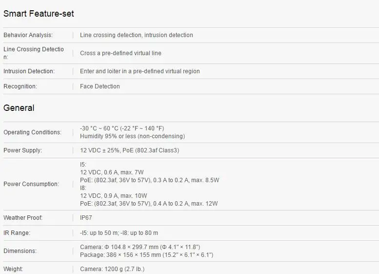 DS-2CD2T63G0-I5 6 МП ИК фиксированная пуля Сетевая камера Hikvision Оригинальная английская версия