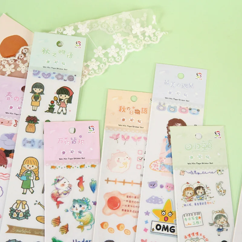 5 шт. футболка с длинными матовая Женская учетную запись наклейки разнообразие