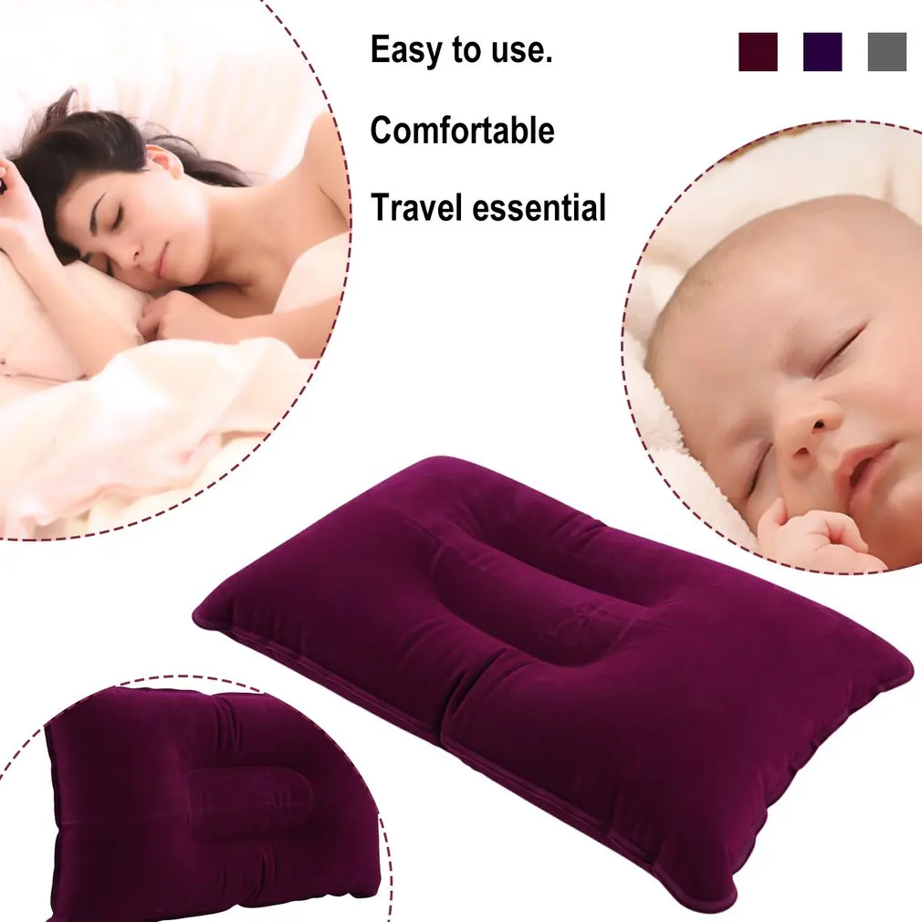 Портативная складная надувная подушка для отдыха на открытом воздухе