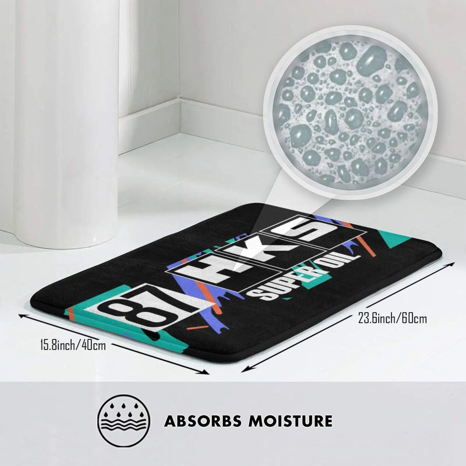 Противоскользящий коврик Hks R32 Gt-R коврики для спальни Gtr Jdm Jgtc гоночная машина Nissan