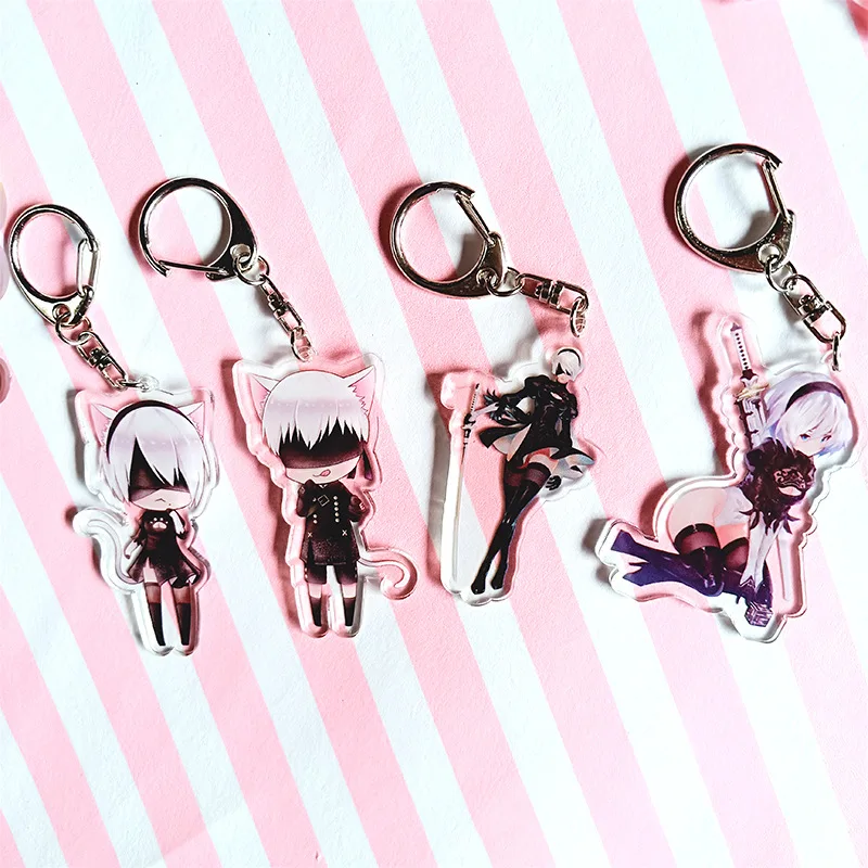 

Nier :Automata Acrylic Keyring Student Backpack Pendant Car Seat Keychains Friend's Birthday Gift Keychain