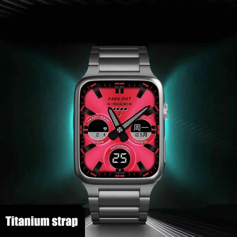 Titanium Strap for Apple Watch Ultra 49mm Band 44mm 42mm 40mm 38mm 45mm Titanium Bracelet Watchband for iWatch 7 6 SE 5 4 3 8 2
