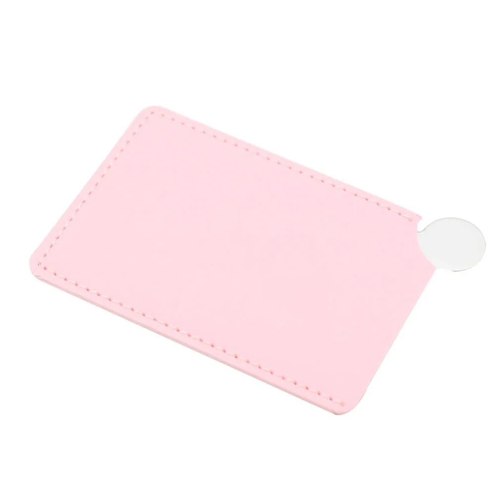 Небьющееся противоударное одноцветное косметическое зеркало для макияжа из