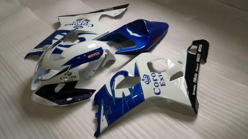 Комплект обтекателей для мотоцикла GSXR600 750 04 05 литьевая форма GSXR750 K4 2004 2005 белый