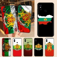 bulgaria national flag pattern phone case for xiaomi redmi note 7 8 9 t max3 s 10 pro lite luxury brand shell funda coque