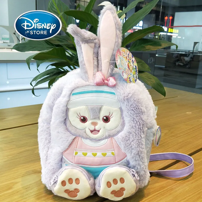 

2021, плюшевый рюкзак Disney StellaLou, милый кролик, Сумка Disneyland, детский подарок, для путешествий, Мультяшные повседневные школьные сумки для девоче...