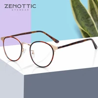zenottic retro acetate round glasses frame men luxury brand optical myopia spectacle female ultralight prescription eyeglasses