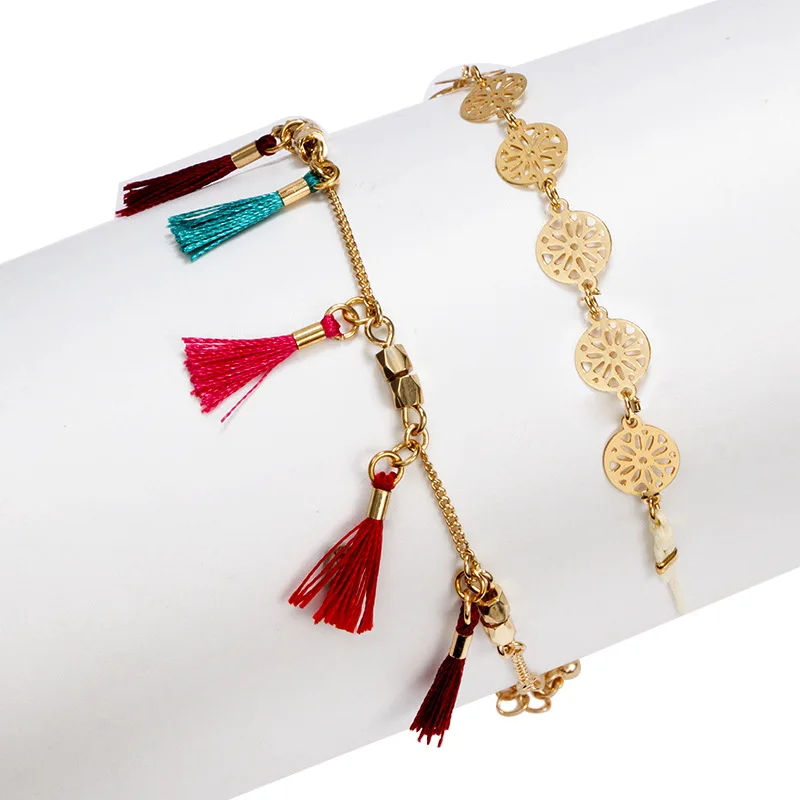 Винтажные браслеты на ногу для женщин ножные ювелирные украшения ног в