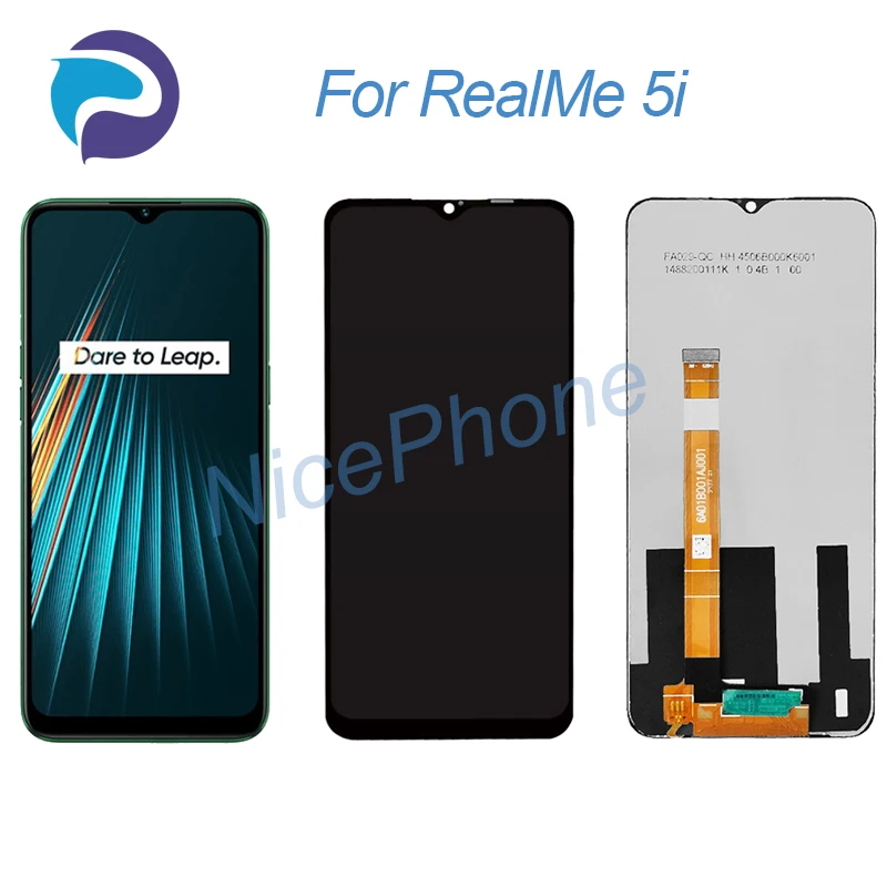 

Для RealMe 5i LCD дисплей кодирующий преобразователь сенсорного экрана в сборе Замена 6,5 "RMX2030, RMX2032 для RealMe 5i экран ЖК-дисплей