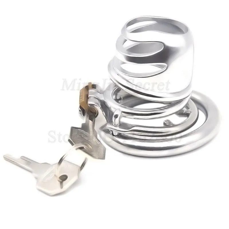 Секс-шоп мужское устройство верности из нержавеющей стали с зубчатым кольцом