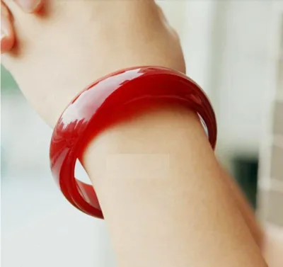 

Zheru jewelry agate chalcedony 54-64mm red bracelet elegant princess jewelry for mother to send girlfriend